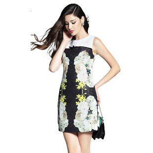 奈昕让您穿着好看个性化私人订制 21211女装时尚新款新款女装dres