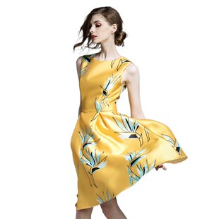 奈昕让您穿着好看个性化私人订制 80116时尚气质显瘦dress修身显