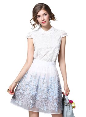 奈昕让您穿着漂亮个性化私人订制 118202 香风小方领女简洁上衣自