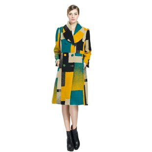 奈昕让您穿着好看个性化私人订制 60197 Woolen coat高端时装新款