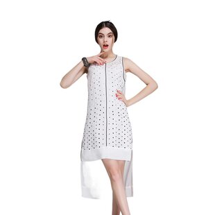 奈昕让您穿着好看个性化私人订制 21937女装时装订制新款无袖dres