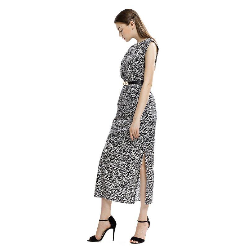 奈昕让您穿着好看个性化私人订制 4168卍卐 新款时装无袖连衣裙高