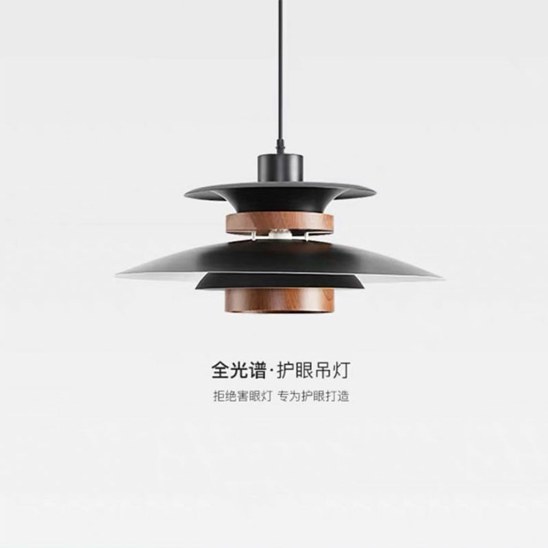 摇臂餐厅吊灯飞碟灯中古复古民宿书房复古吧台茶室可移位灯轨道灯