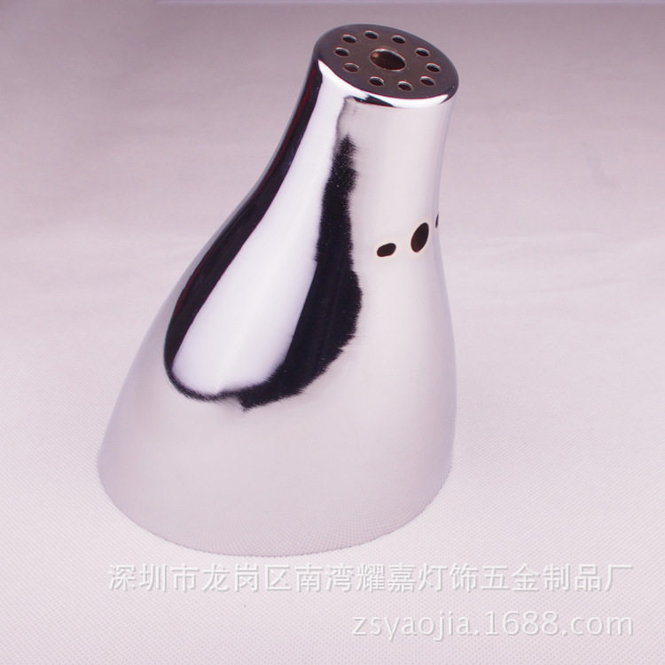台灯落地灯斜口灯罩LED灯具配件130*190铁通铁外壳灯杯罩子