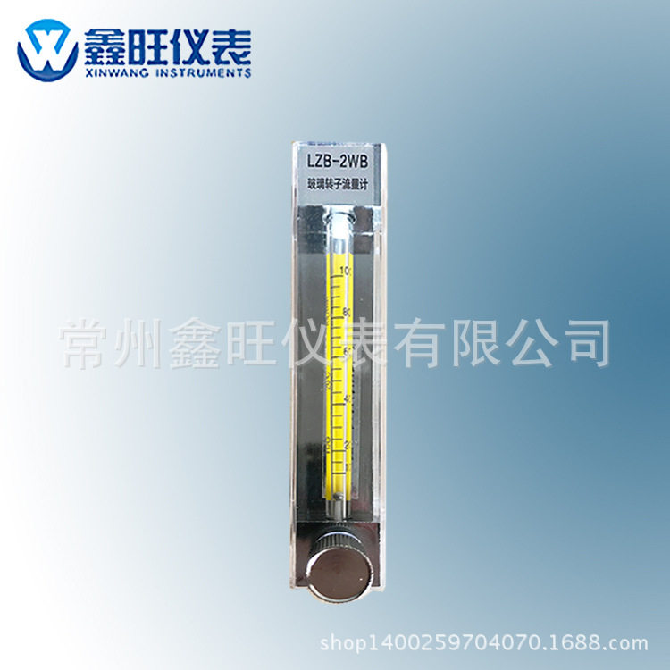 鑫旺LZB-2WBF玻璃管转子流量计小流量软管连接玻璃管浮子流量计