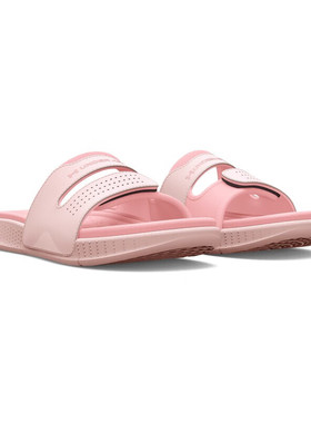 安德玛女夏季新款轻便户外沙滩鞋居家可外穿休闲凉拖3025045-600