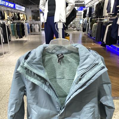 安德玛女速干保暖舒适梭织抓绒户外登山三合一冲锋衣外套 1371593