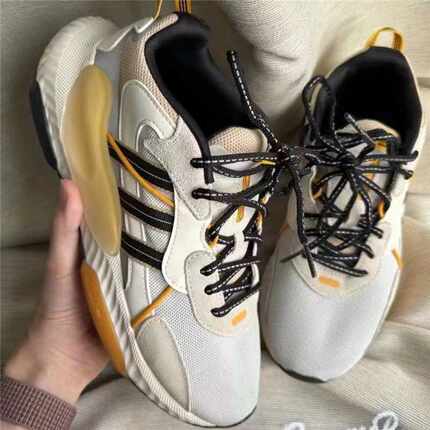 阿迪达斯男女三叶草HI-TAIL网面透气情侣耐磨运动鞋H05767 H05766