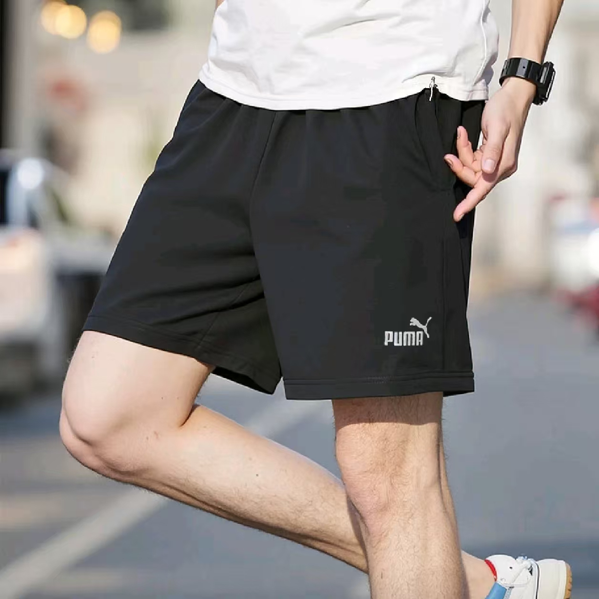 Puma/彪马男子轻便透气舒适运动短裤632535-633079-687541-527255