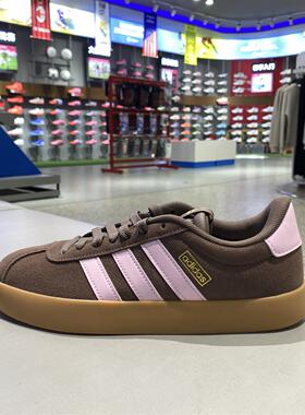 阿迪达斯女VL新款网球防滑耐磨轻便透气休闲T型鞋头板鞋 IH6516