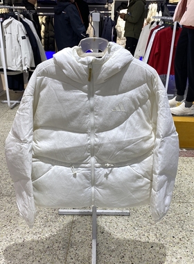 Adidas阿迪达斯女泡泡纱连帽保暖羽绒服外套JM4626 JG5930 JG5931