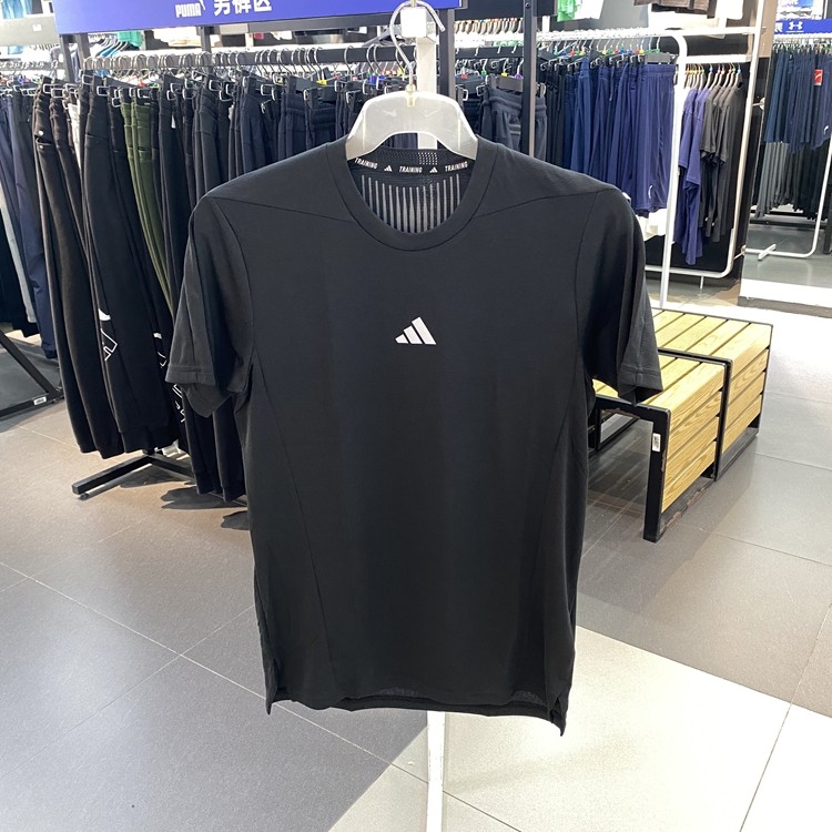 Adidas/阿迪达斯2024年男子夏季休闲健身短袖T恤IS3739 IT0615I图片
