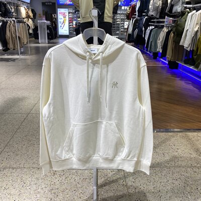 MLB男女同款新款时尚潮流宽松舒适小标连帽套头卫衣衫3AHDB0161