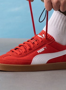 彪马Club马年新年男女款情侣防滑耐磨轻便透气舒适休闲板鞋406065