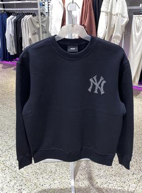 MLB男女棉质加绒时尚宽松舒适百搭旅游运动休闲卫衣T衫3AMTM0946