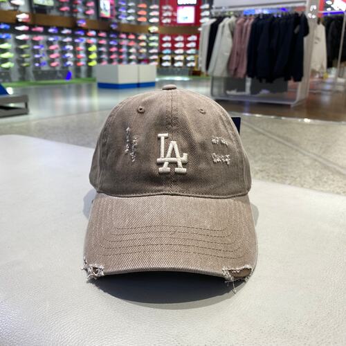 MLB男女同款时尚做磨破旧软顶棒球帽复古防晒百搭鸭舌帽3ACPVV34N
