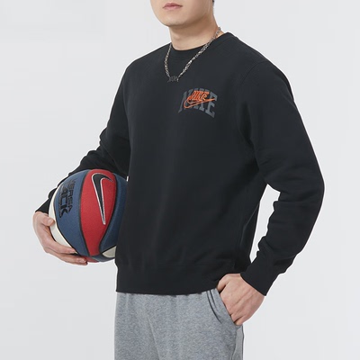 Nike耐克男加绒圆领上衣保暖外套宽松卫衣FV4446 DX0782 BV2663