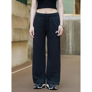 直筒长裤 Nike耐克女冬季 运动百搭宽松版 舒适薄绒厚款 FB2728 新款