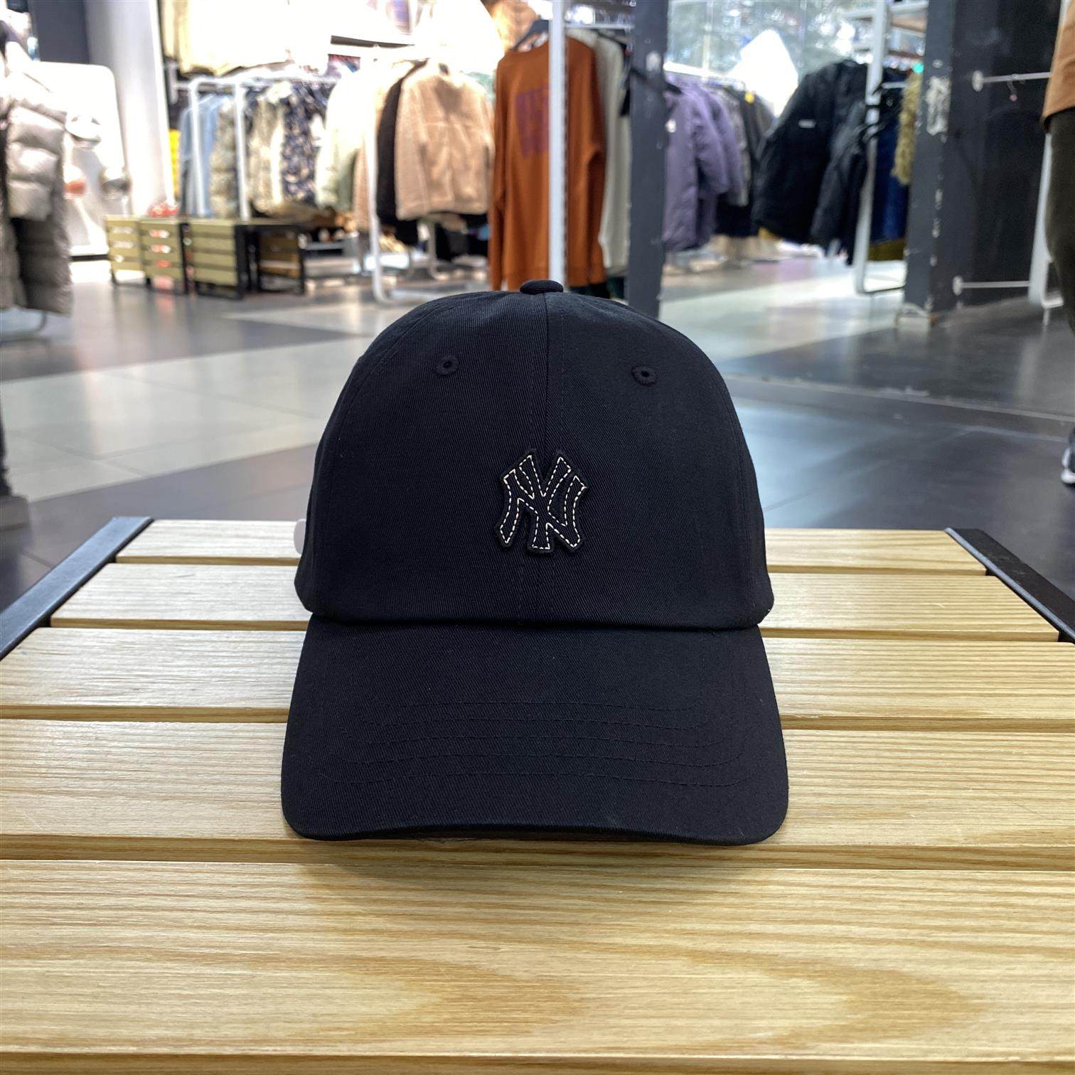 MLB 男女情侣款防晒挡阳时尚潮流舒适透气棒球帽鸭舌帽3ACPB074N