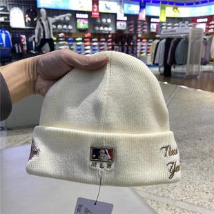 MLB张凌赫KARINA同款时尚潮流复古百搭针织帽25冬季新款3ABNV0556