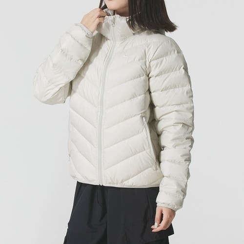 耐克2025新款女士防风保暖休闲运动连帽羽绒服女款冬季HV5106