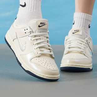 耐克DUNK牛皮低帮板鞋女款2025新款女运动休闲鞋软底不累脚IM6571