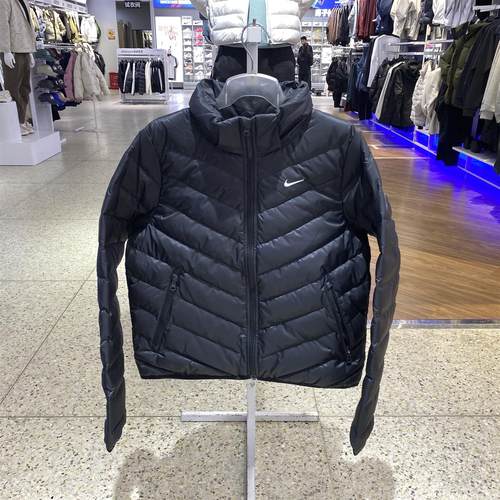 耐克2025新款女士舒适时尚防风保暖休闲运动连帽羽绒服 HV5106