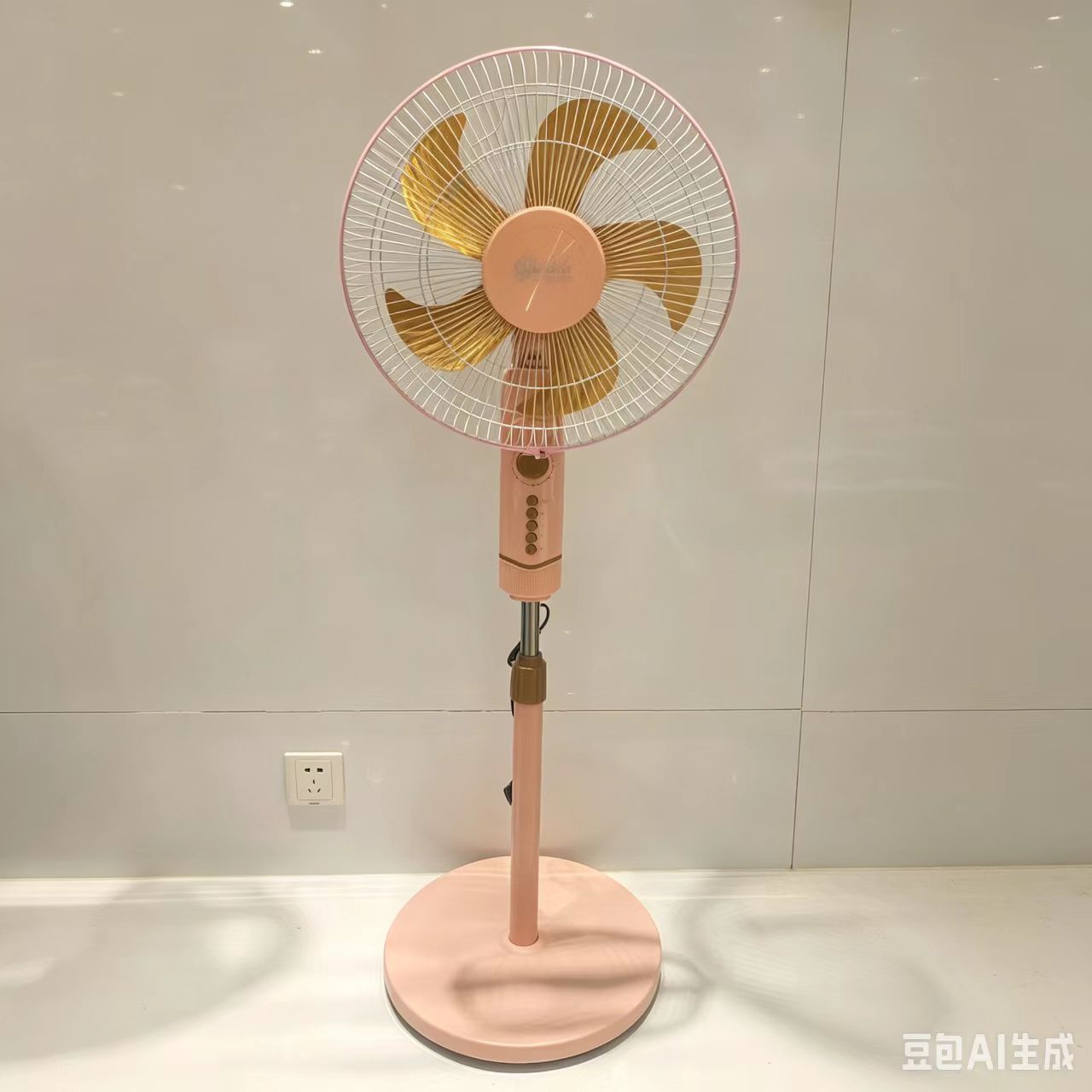 厂家批发 16寸落地扇家用电风扇 五叶送风大风量电机三挡调速定时