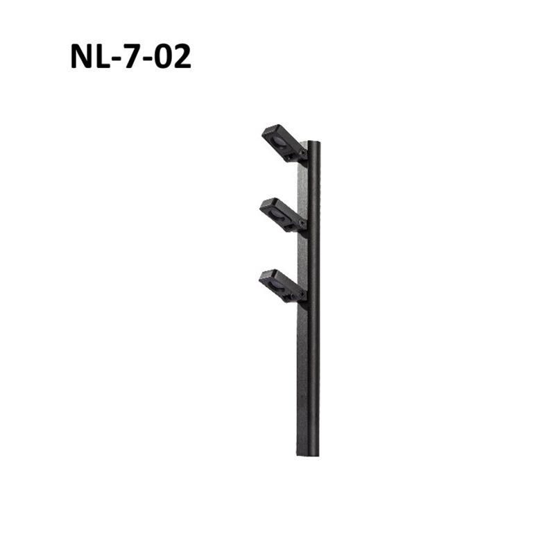 led立杆小射灯长杆珠宝灯展示柜博物馆2头三头立式支架射灯显指97