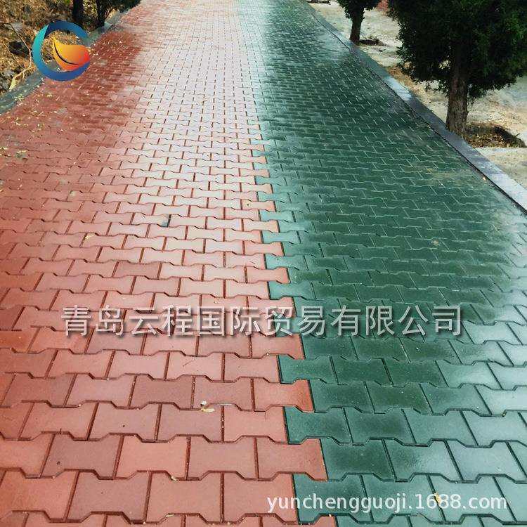 户外运动地砖 户外加厚减震缓冲橡胶安全地垫 健身房力量区地胶