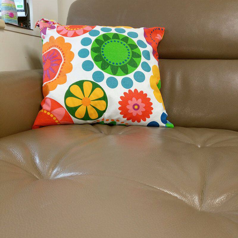 美式沙发靠垫大号靠枕田园抱枕套不含芯定做长方形床头上靠背枕套