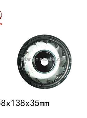 138x35mm 12v/24v/48v直流高压离心鼓风机风扇带轴承直流电流的正