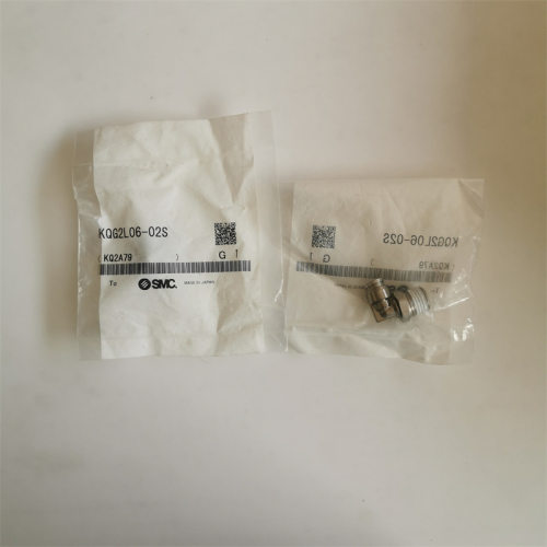 现货KQG2L06-02S原装SMC不锈钢耐高温L型快速接头1/4牙接M6气管