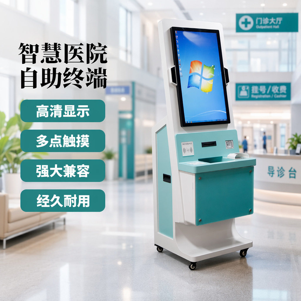 触控一体机55寸广告查询导购多媒体4K高清商超掌厅广告机触碰小型