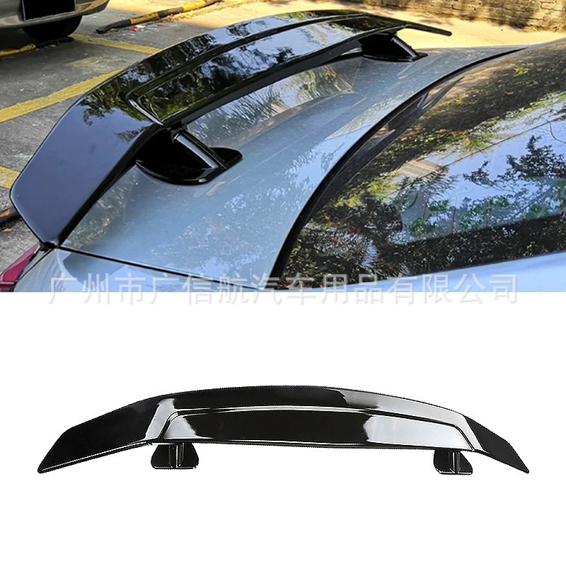 适用十代思域尾翼飞机翼改装通用黏贴扰流定风板多种颜色