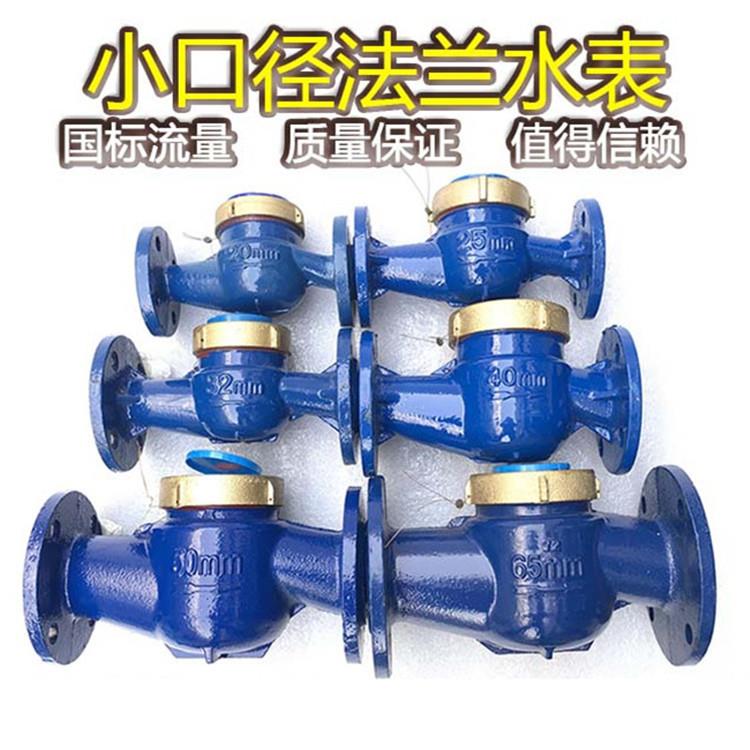 汉水旋翼式水表宁波水平螺翼式水表三川法兰冷水表质启热水表DN50