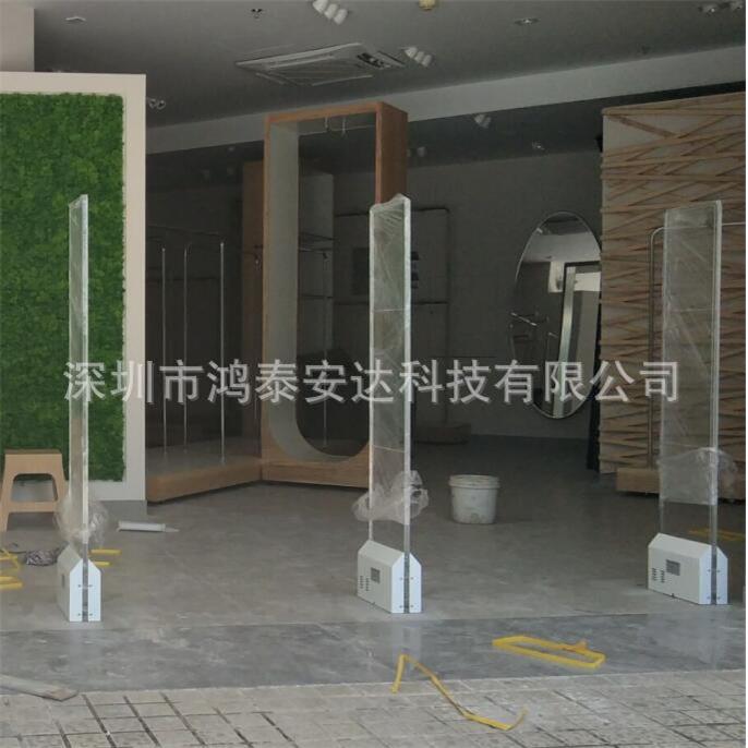 8.2MHZ 水晶亚克力服装防盗门,射频服装防盗报警器 服装店防盗仪