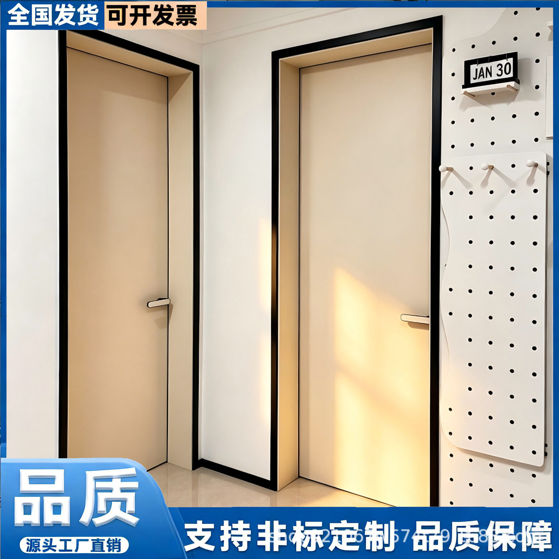 塑钢UPVC厂家直销室内门厕所门卧室门静音平开门厂家直销