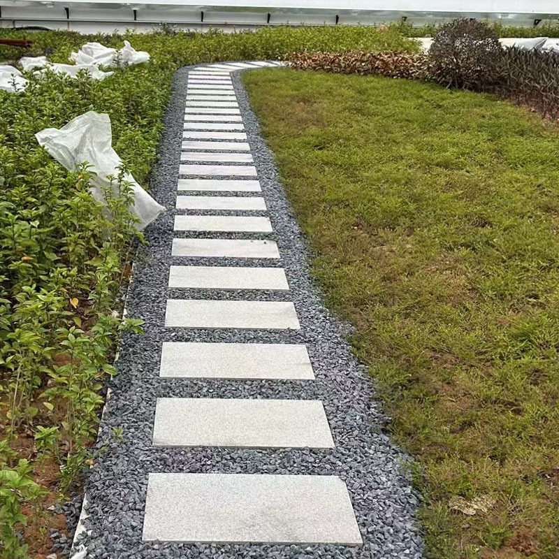 现货黑石子碎石卵石 露营风散铺景观黑色水洗石 枯山水造景黑砾石