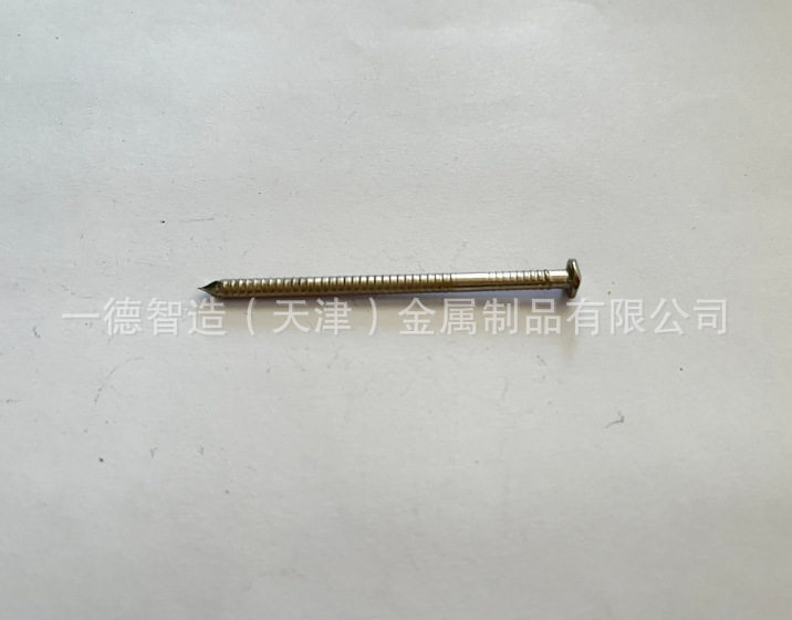 工厂加工可定做 不锈钢环纹玫瑰头钉 镀锌钉子 方杆钉 玫瑰头船钉