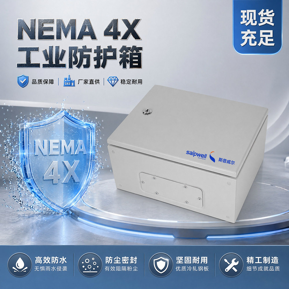 NEMA4X防水配电箱金属基业箱控制箱空箱户外防雨电控箱可防盐雾