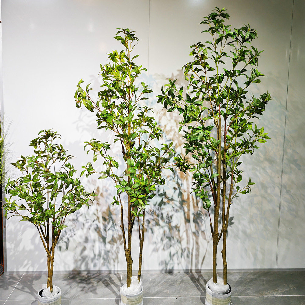 仿真绿植 马醉木落地绿色植物盆栽 室内客厅 福禄寿盆景摆件