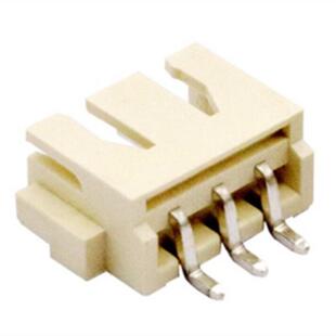 2.54MM针座弯针KF2510 2位3P 2AW米黄色间距2P