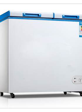 175L美利乐直流12V/24V太阳能冰柜直流冰箱双温BD-175