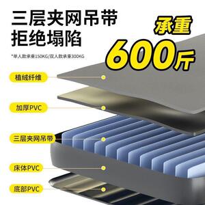 Sursky舒士奇充户外露营睡垫打地铺床垫家用冲气垫床户外床折叠床