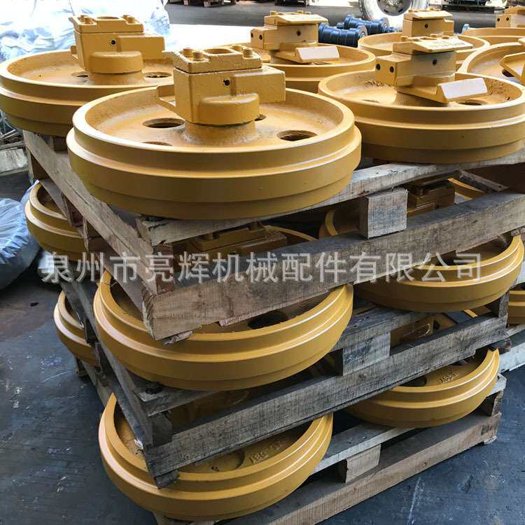 小松挖掘机PC60引导轮 现代挖机导向轮 工程机械配件挖掘机引导轮