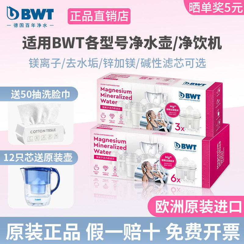 德国BWT加镁离子去水垢滤芯
