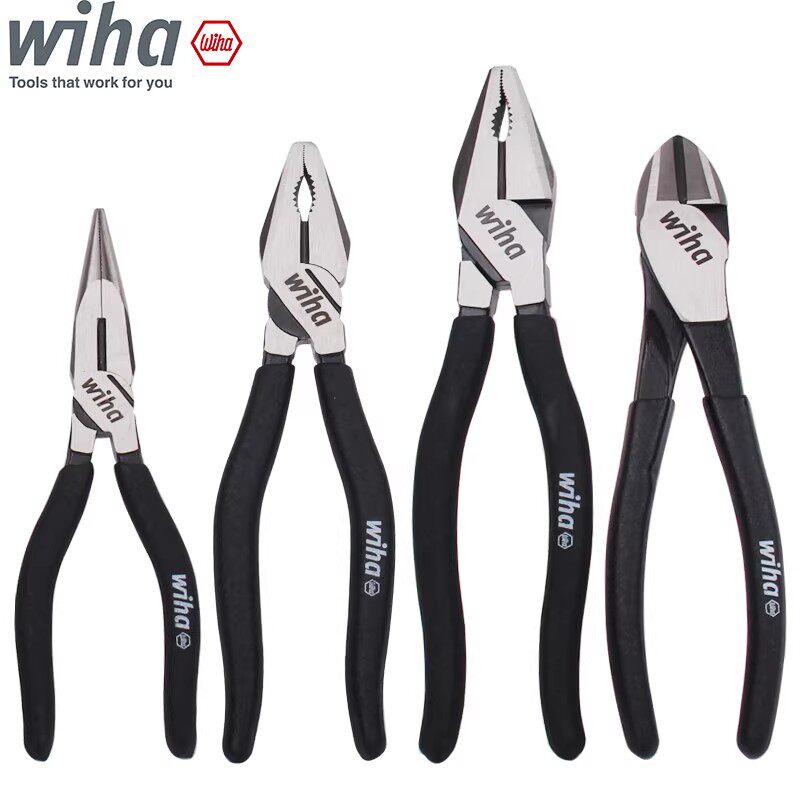 德国wiha威汉多功能钢丝钳老虎钳电工工具省力工业级钳子工具套装