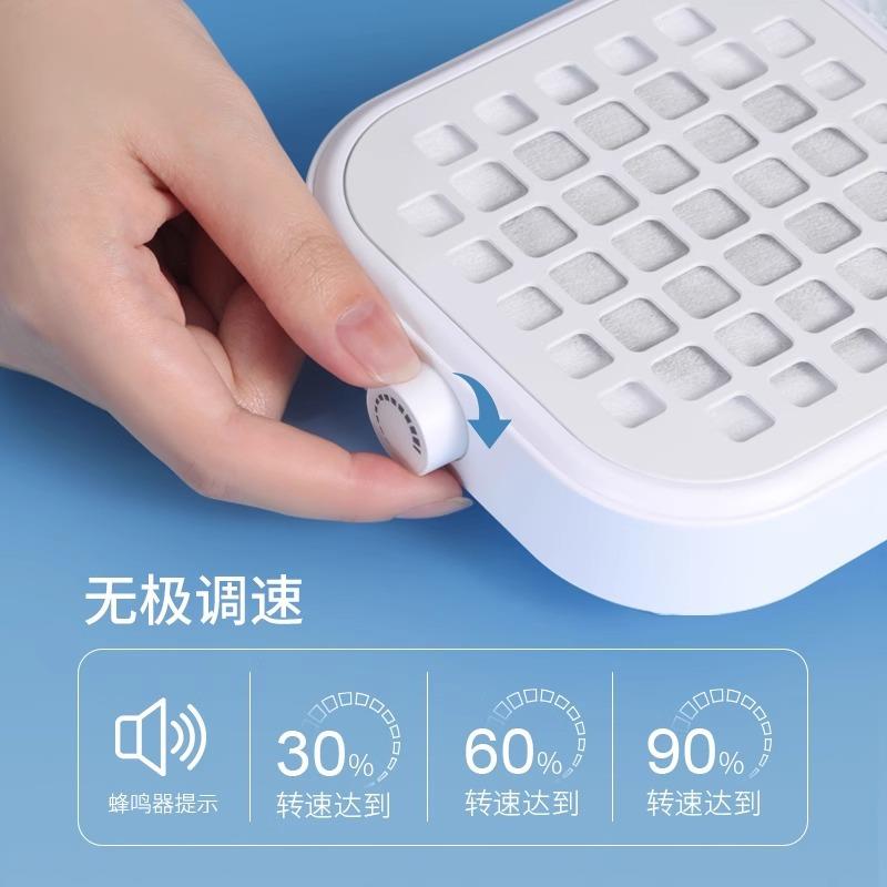 AMDMG迷你大吸力静音桌面迷你打磨卸指甲吸尘器美甲店专用图片
