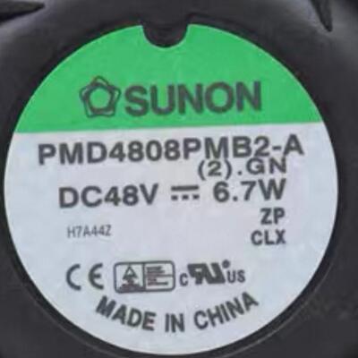 建准SUNON PMD4808PMB2-A(2).GN DC 48V 6.7W 80x80x38mm 8厘米